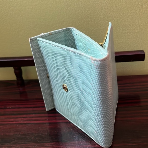 Salvatore Ferragamo Wallet Purse Vera Green Woman Authentic - Picture 8 of 12